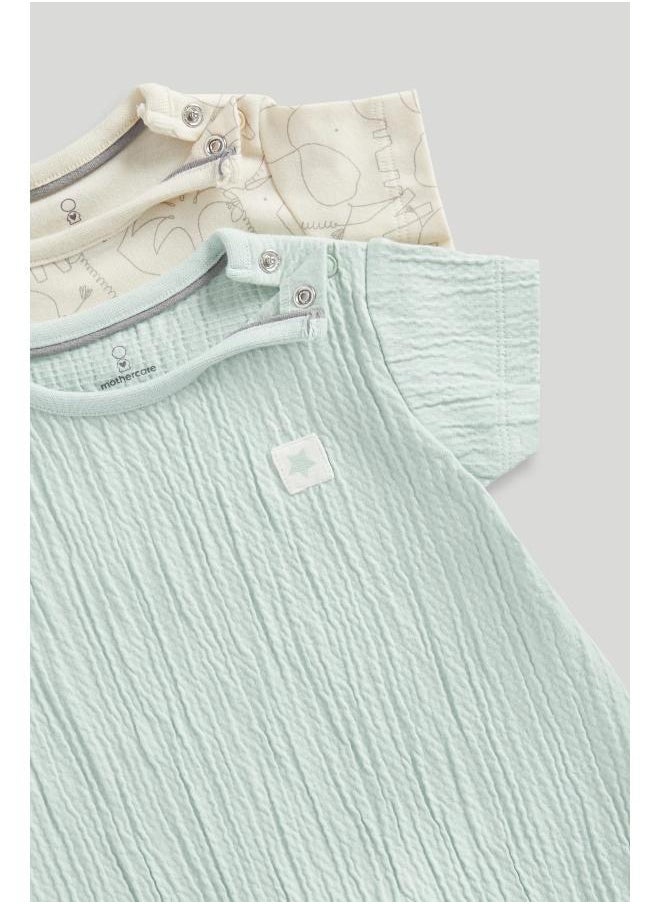 mothercare - 2 Pack My First Rompers - Image 1