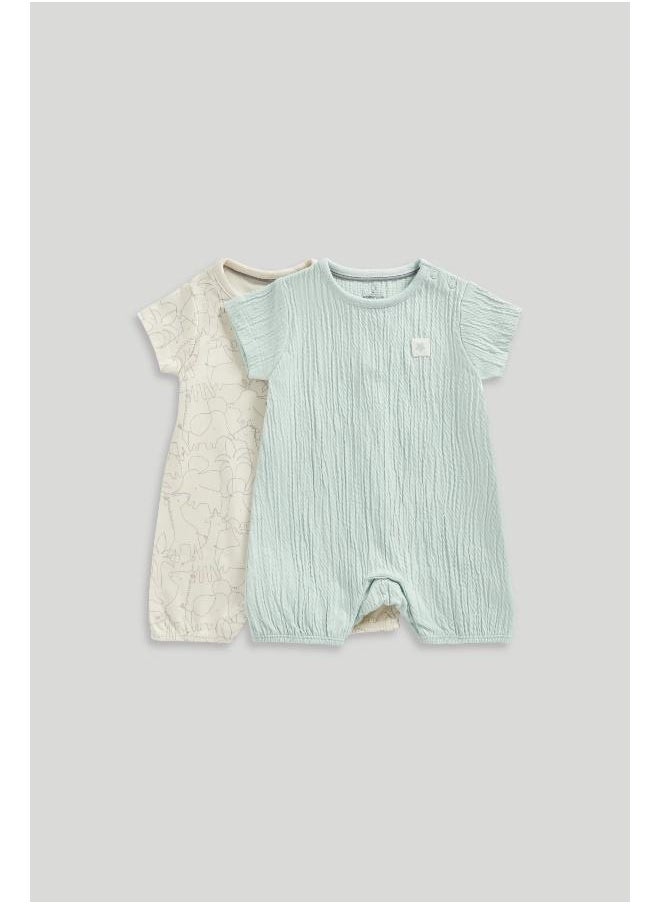 mothercare - 2 Pack My First Rompers - Image 1