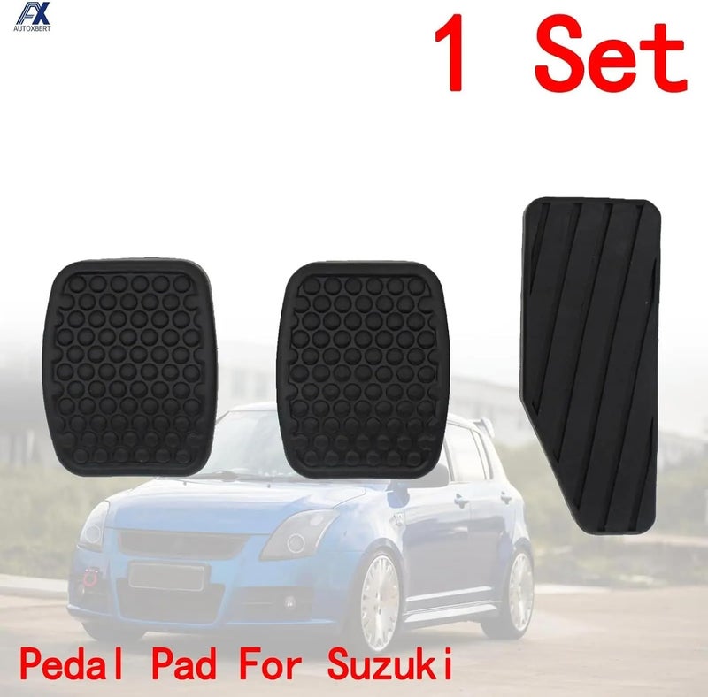 DEMULAX 3Pcs Pedal Rubber Pad Cover Kit - Image 2