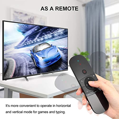 WeChip W1 Universal TV Remote Air Mouse, Wireless Keyboard Fly Mouse 2.4GHz Connection Air Remote Keyboard Mouse for Android TV Box/PC/Smart TV/Projector/HTPC/All-in-one PC/TV (w1) - Image 4
