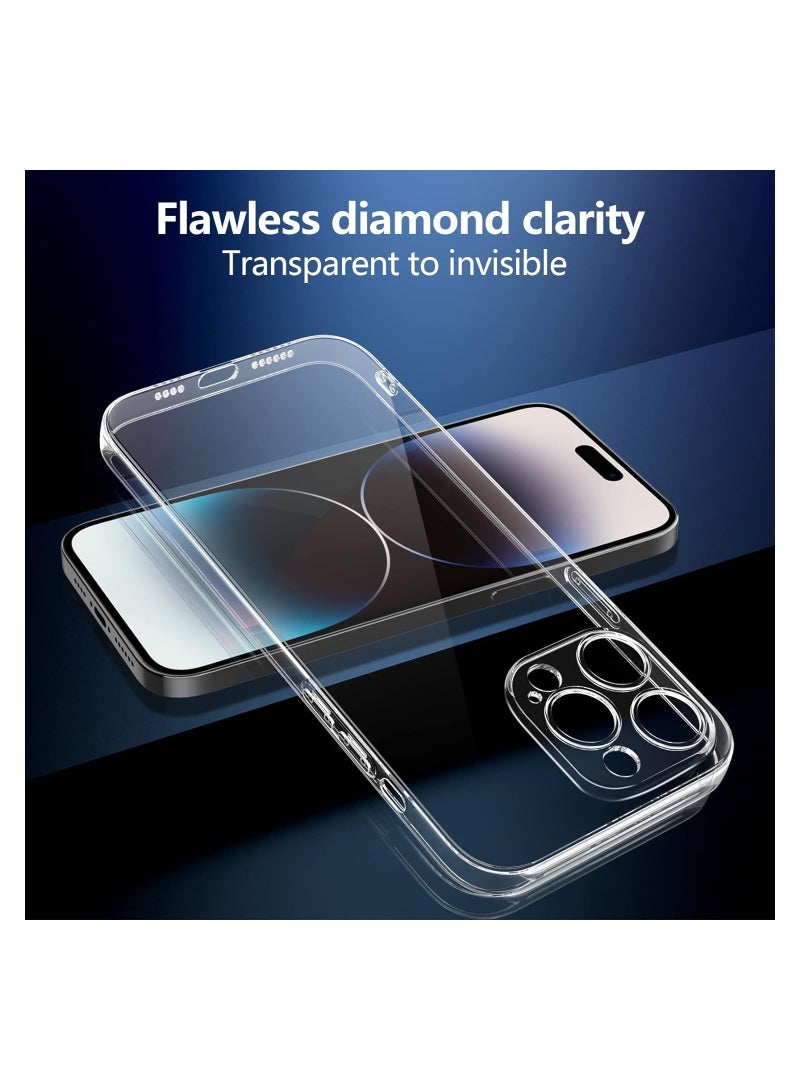 ELTRAZONE ELTERAZONE Premium Clear Case Compatible with iPhone 15 Pro max Back Cover With Full Camera Lens Coverage, Anti-Yellowing & Slim Case - Image 3