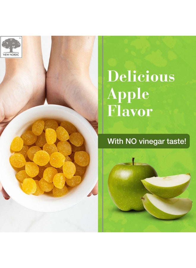 NEW NORDIC Apple Cider Vinegar Gummies, 400 mg Daily Intake with The Mother Strain, Sugar Free ACV Dietary Supplement, No Vinegar Taste, 60 Count (Pack of 1) - Image 4