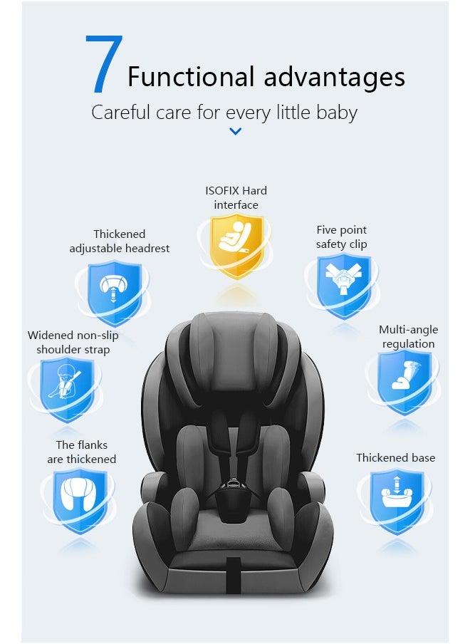 Children Safety Seat Travel Car Seat Suitable for Child Aged 0-12 Years Old