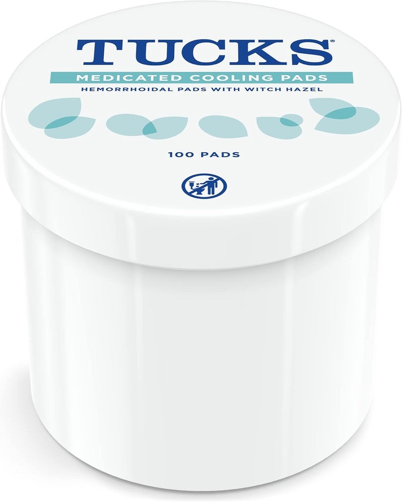 Tucks Slow wear optimized quality , Medicated Cooling Pads, 100 Pads Daily use improved quality - Image 2