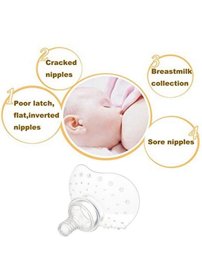Finever Nipple Shield Premium Contact Nippleshield for Breastfeeding with Latch Difficulties or Flat or Inverted Nipples Non-Toxic - Image 4