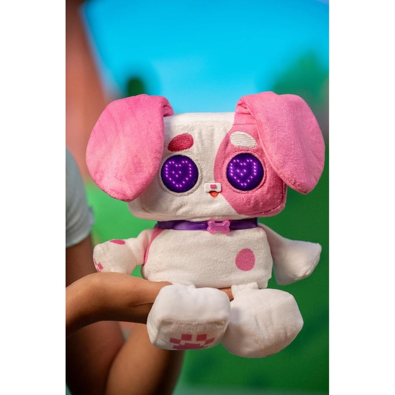 Eolo - Pixel Hugs Interactive Dog Plush - Pink - PIX001-PI - Image 5