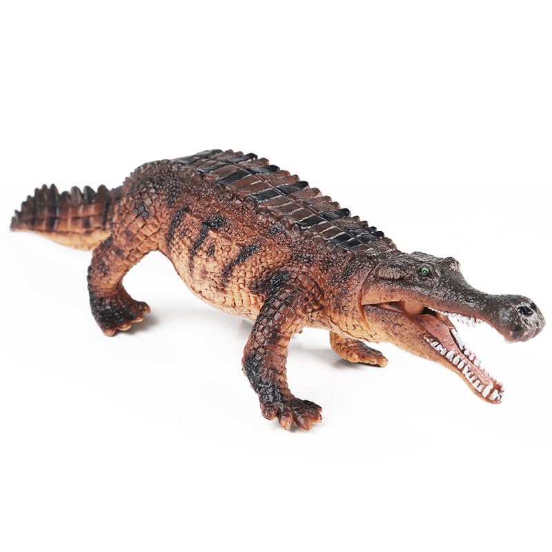 EOIVSH Large Alligator Toy 104 inch Wild Life Alligator Figurine with Moveable Jaw Crocodile Figure Toy for Boys and Girls Gift for Kids 3 - Image 1