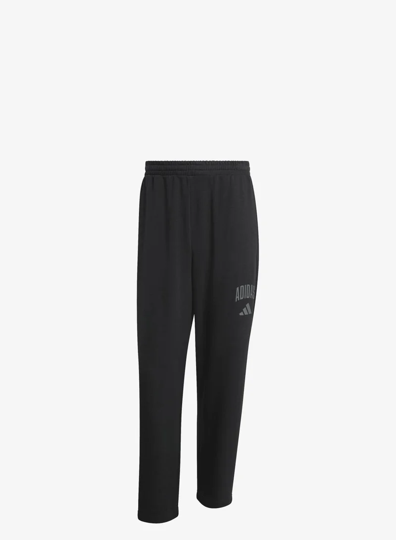 اديداس بنطال مستوحى من الملابس الجامعية من قماش تيري الفرنسي