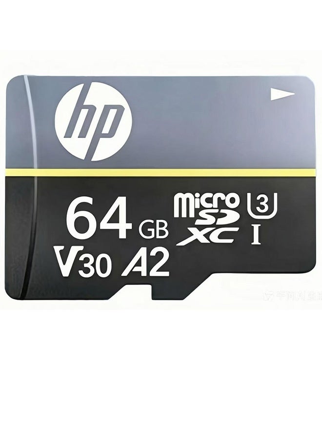 HP HIGH PROFILE HP HIGH PROFILE V30 A2 U3 Micro Sdxc Tf Memory Card 64GB
