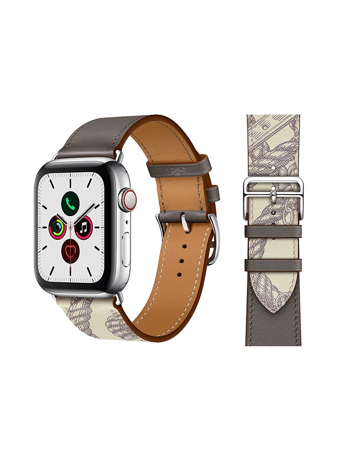 Perfii Stylish Band For Apple Watch Series 5/4/3/2/1 Grey/Beton - Image 1