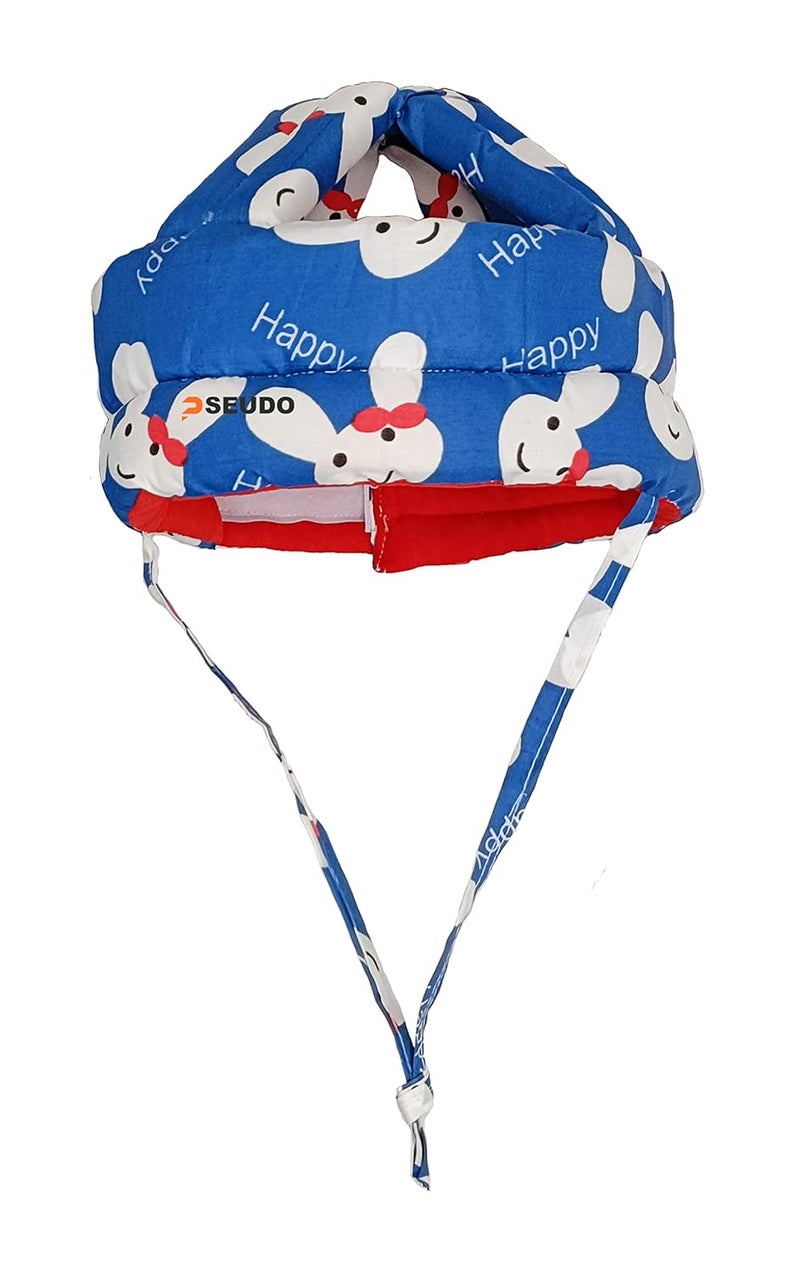 PSEUDO Baby Toddlers Kids Child Head Back Safety Protector Pad Cushion Pillow with Straps (Happy RoyalBlue) - Image 4