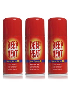 DEEP HEAT Fast Relief Spray 150ml 3PCS 