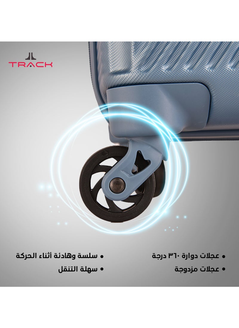 تراك - طقم شنط سفر صلب 3 قطع ماركة تراك 28/24/20 بوصة HK204/3P - Image 1