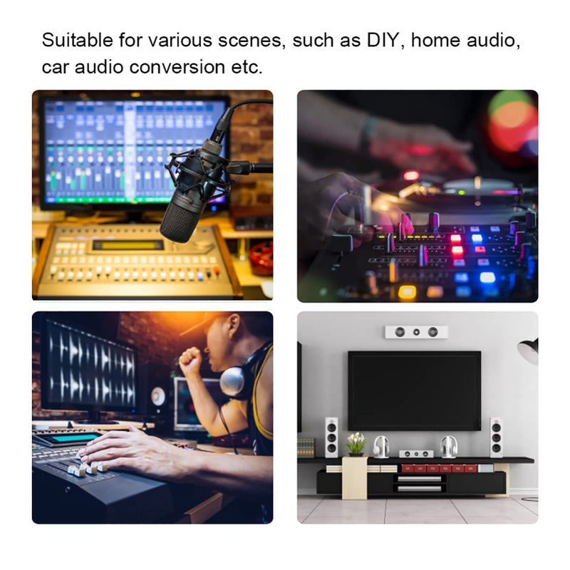 Dual Header Amplifier Audio VU Meter ABS Level For DIY Home Car Audio - Image 4