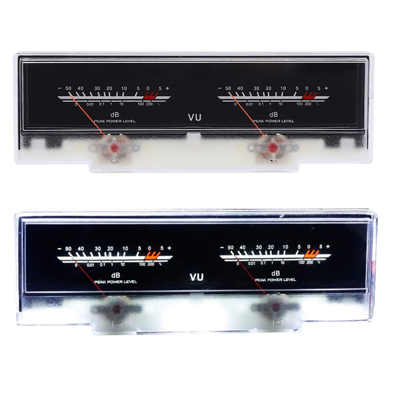 Dual Header Amplifier Audio VU Meter ABS Level For DIY Home Car Audio - Image 5