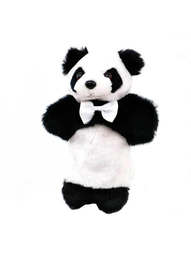 الأزرق جي دبليو ربطة العنق الجديدة دمية الأرنب الدمى تعلم لعبة القفازات للأطفال في وقت مبكر تعليم رواية القصص للآباء والأطفال لإرضاء الدمى القطيفة - Image 1