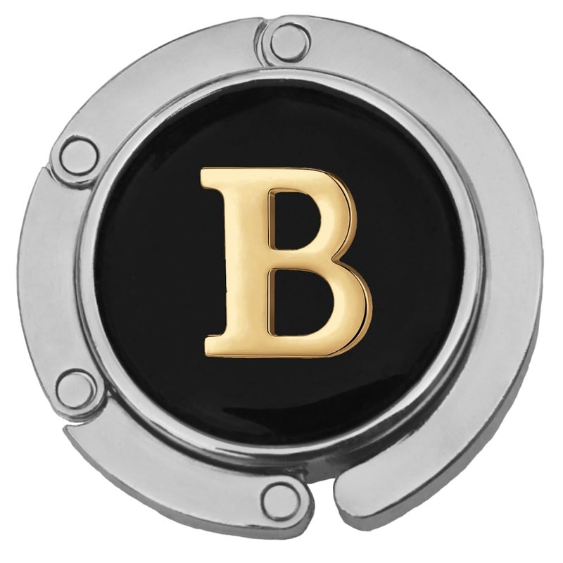 FURE Table Purse/Bag Hanger with Initial for Women (Initial B Purse Hanger) - Image 1