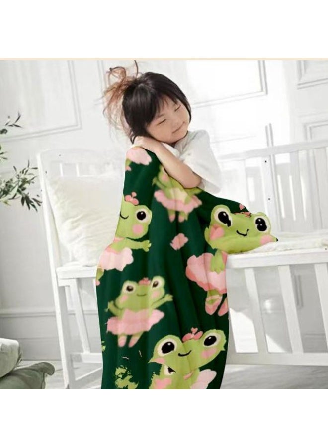 عام بطانية رقيقة من الفانيلا الكرتونية للأطفال والرضع (دافئة ومريحة، ومناسبة للنوم والألعاب) 70 سم * 100 سم - Image 3