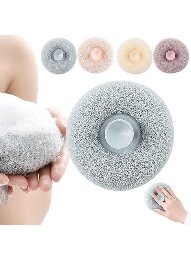 Flower Soft Cleaning Brush Exfoliating Bath with Suction Cup Cleaning Brush Bath Sponge Body Scrubber Ultra Soft Bath Body Shower Sponge (1Pcs) - Image 1