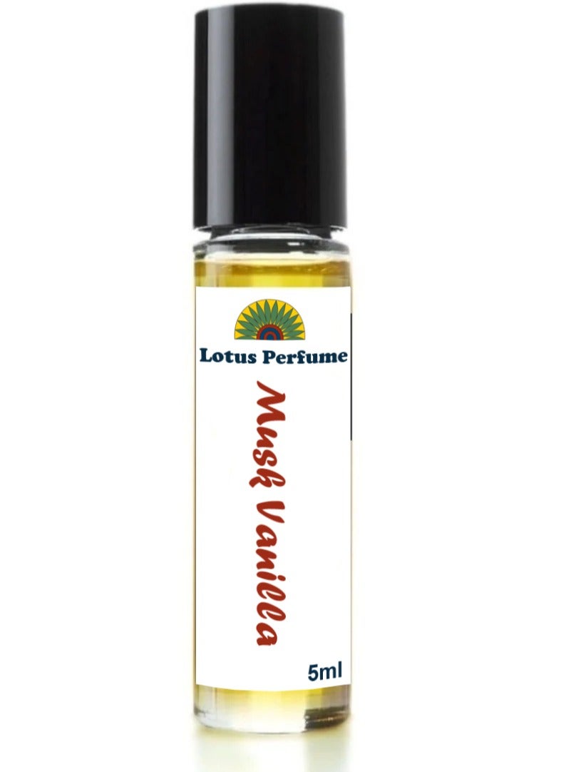 لوتس عطر مسك فانيلا - رول اون 5 مل