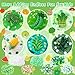 LAWOHO 6 Packs Gradient Green Slime Kit Cloud Butter Clear Slime Crunchy Slimes for Kids with Various Slime Addins Non Sticky Slimes Party Favors for Girls and Boys - Image 4
