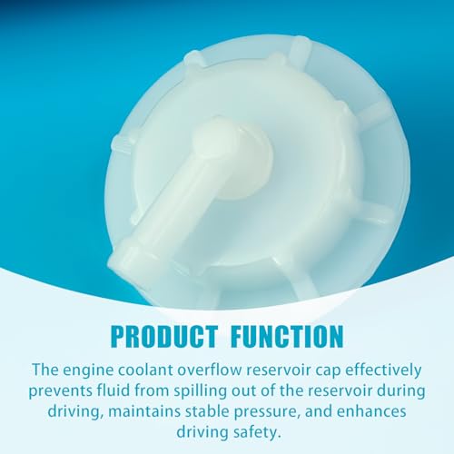 AMZAUTO Coolant Reservoir Cap 19106-RNA-A48 Engine Radiator Overflow Coolant Water Tank Cap White Radiator Overflow Tank Lid Replacement Fit for Honda Accord Civic Pilot Insight Element - Image 4