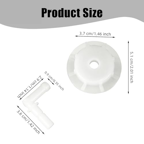 AMZAUTO Coolant Reservoir Cap 19106-RNA-A48 Engine Radiator Overflow Coolant Water Tank Cap White Radiator Overflow Tank Lid Replacement Fit for Honda Accord Civic Pilot Insight Element - Image 2