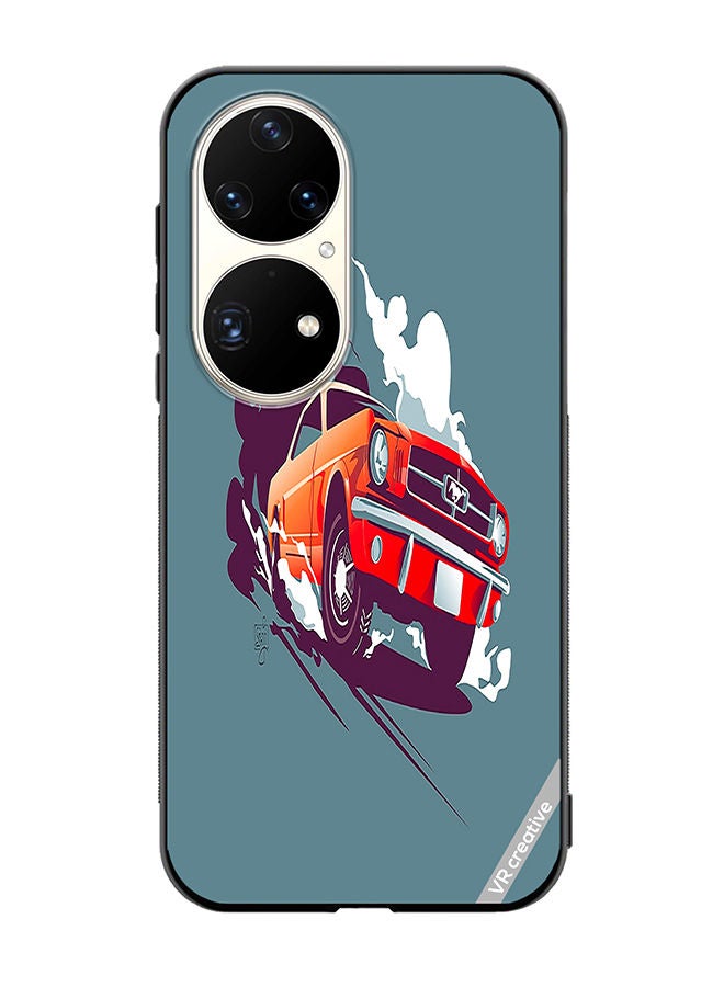 VR CREATIVE Protective Case Cover For Huawei P50 Pro Mustang Design Multicolour - Image 1
