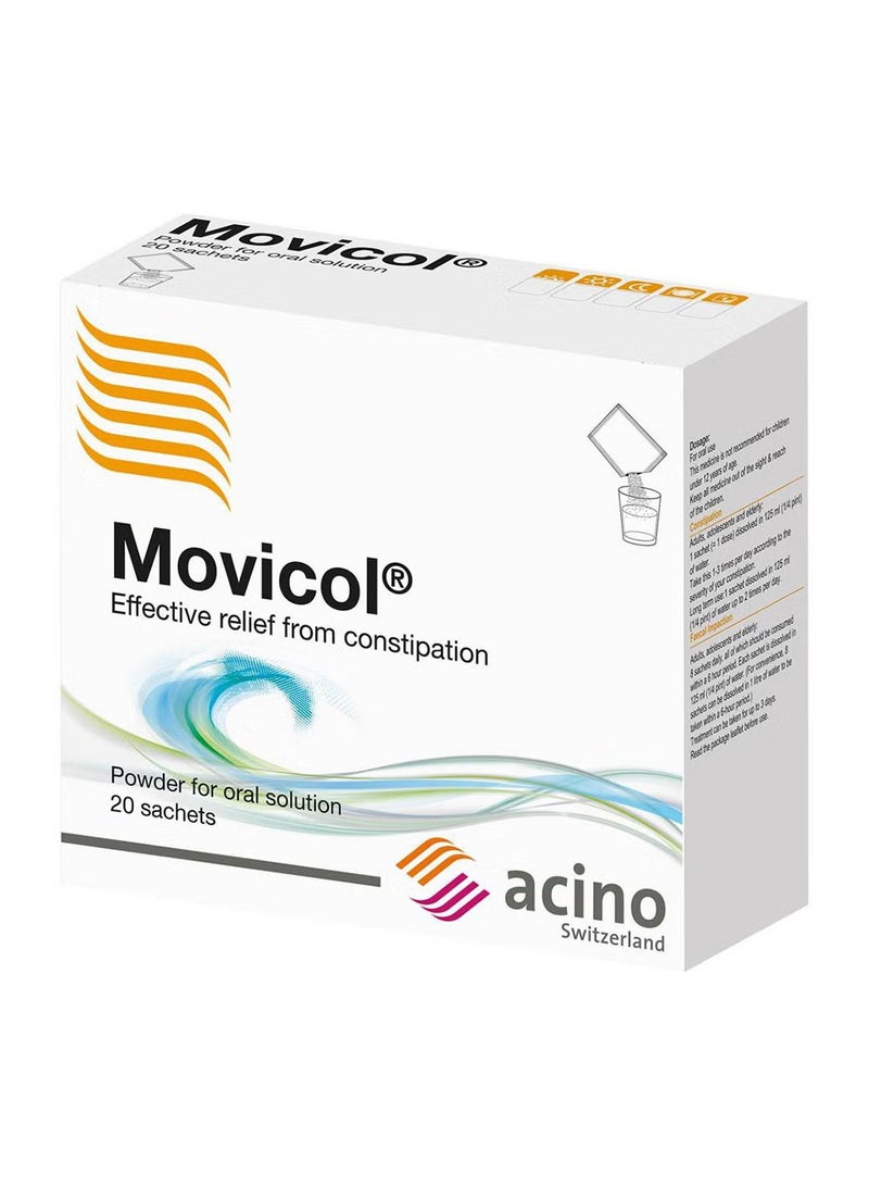 MOVICOL أكياس 13.8 جرام (عبوة 20 قطعة)