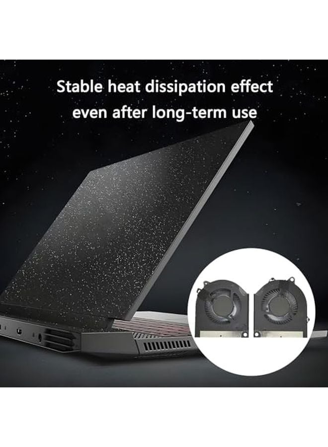 G15 5530 2023 Laptop CPU GPU Cooling Fan DC12V 4Pin 4Wires Replacement Part - Image 4