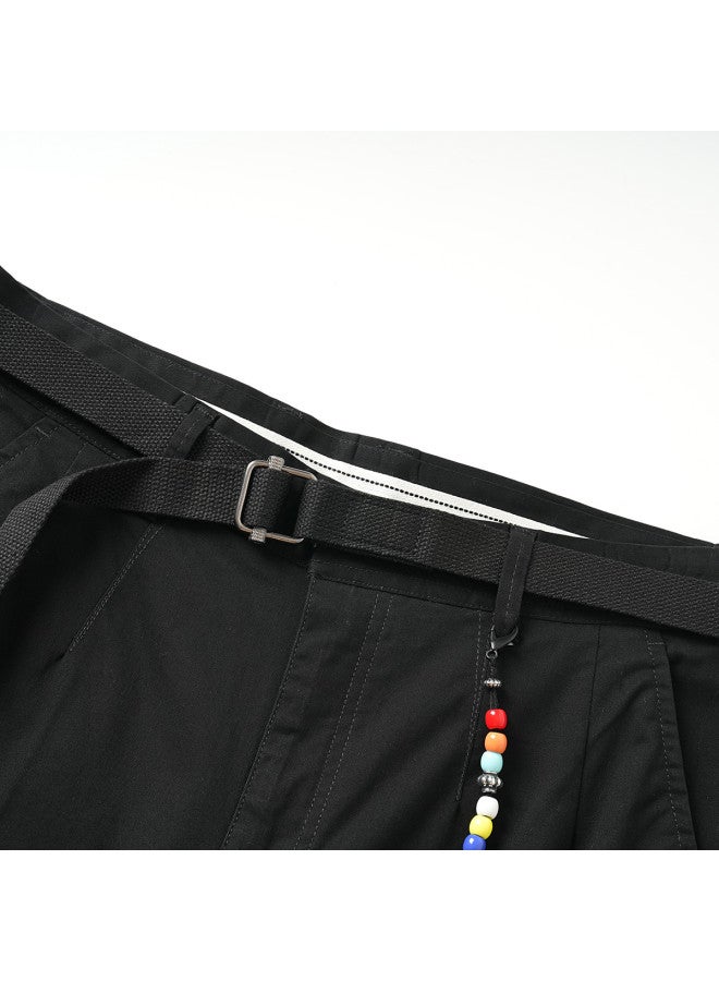 Fomoce men's Casual Pants Versatile Trousers New Trendy Cargo Pants Straight Fit - Image 4