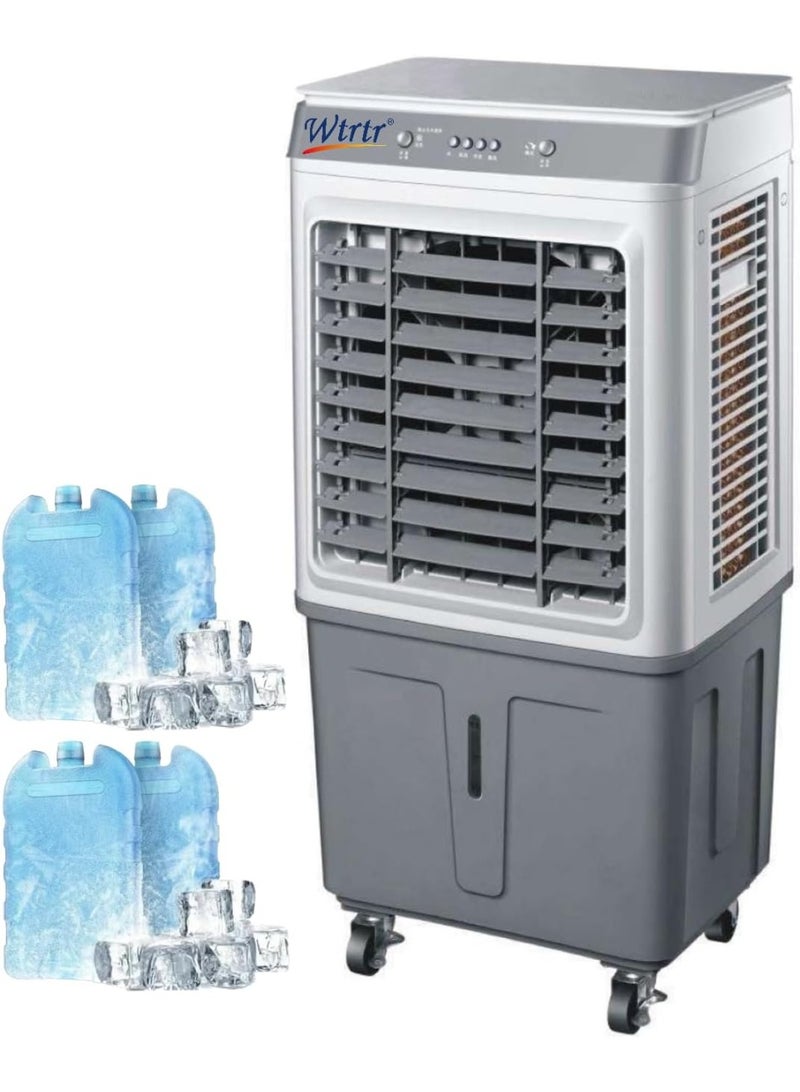 Wtrtr Portable Air Cooler 35L 250W with Cool Function Air Conditioner / Remote Control / Digital Display / Energy Efficient / Eco-Friendly Cooling / Humidification adds moisture / Energy-efficient consumes less power - Image 1