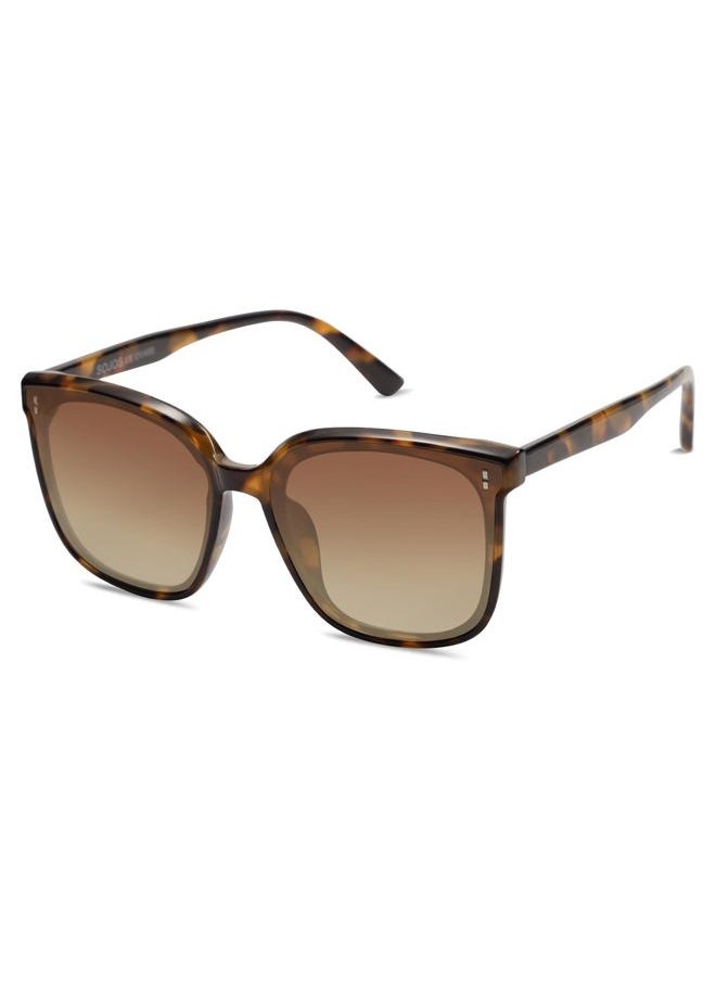 Sojos Sunglasses for Women Men Vintage Style Shades SJ2157,Brown/Gradient Grey  - Image 1