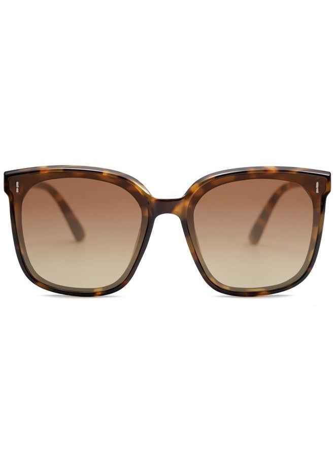 Sojos Sunglasses for Women Men Vintage Style Shades SJ2157,Brown/Gradient Grey  - Image 2