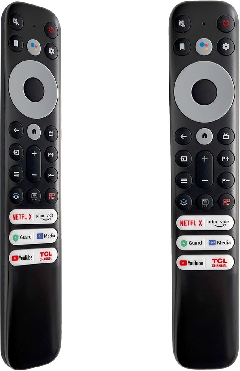 ام اي اتش جي ار سي جهاز تحكم عن بعد بديل RC902V لتلفزيون TCL الذكي مع جوجل مع Netflix وPrim Vido وYouTube وGuard وMedia وChannel (بدون وظيفة الصوت) - Image 1