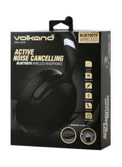 Volkano Volkano x Silence Series Active Noise Cancelling Bluetooth Head Phones - Bk  - Image 5
