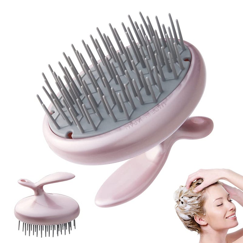 Terra Distribution Scalp Scrubber Made in Japan Unique Layout Shampoo Brush for Smooth Brushing Long Hair Head Massage Men Women and Gift