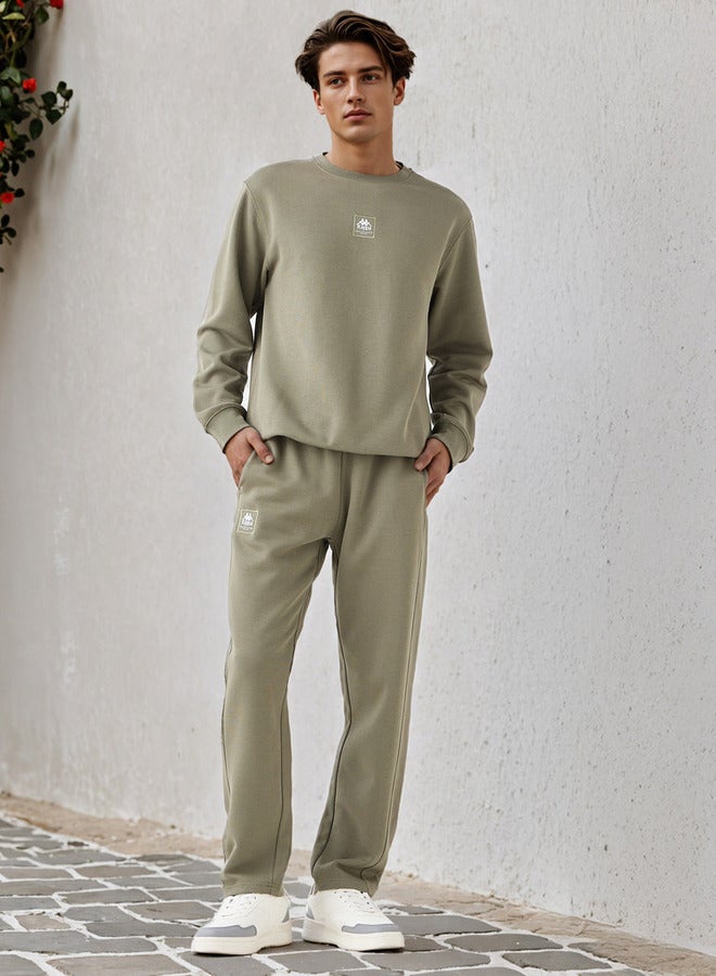 كابا بنطلون رياضي كابا بطبعة شعار وجيوب - Image 2