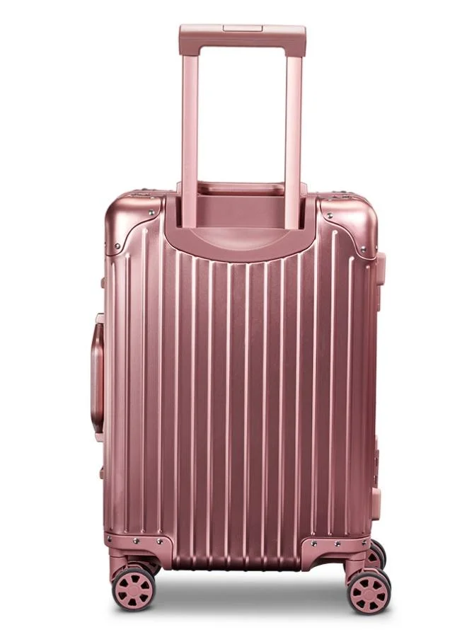 LIMRA luxury 20-inch full aluminum cabin carry-on suitcase - rosegold edition