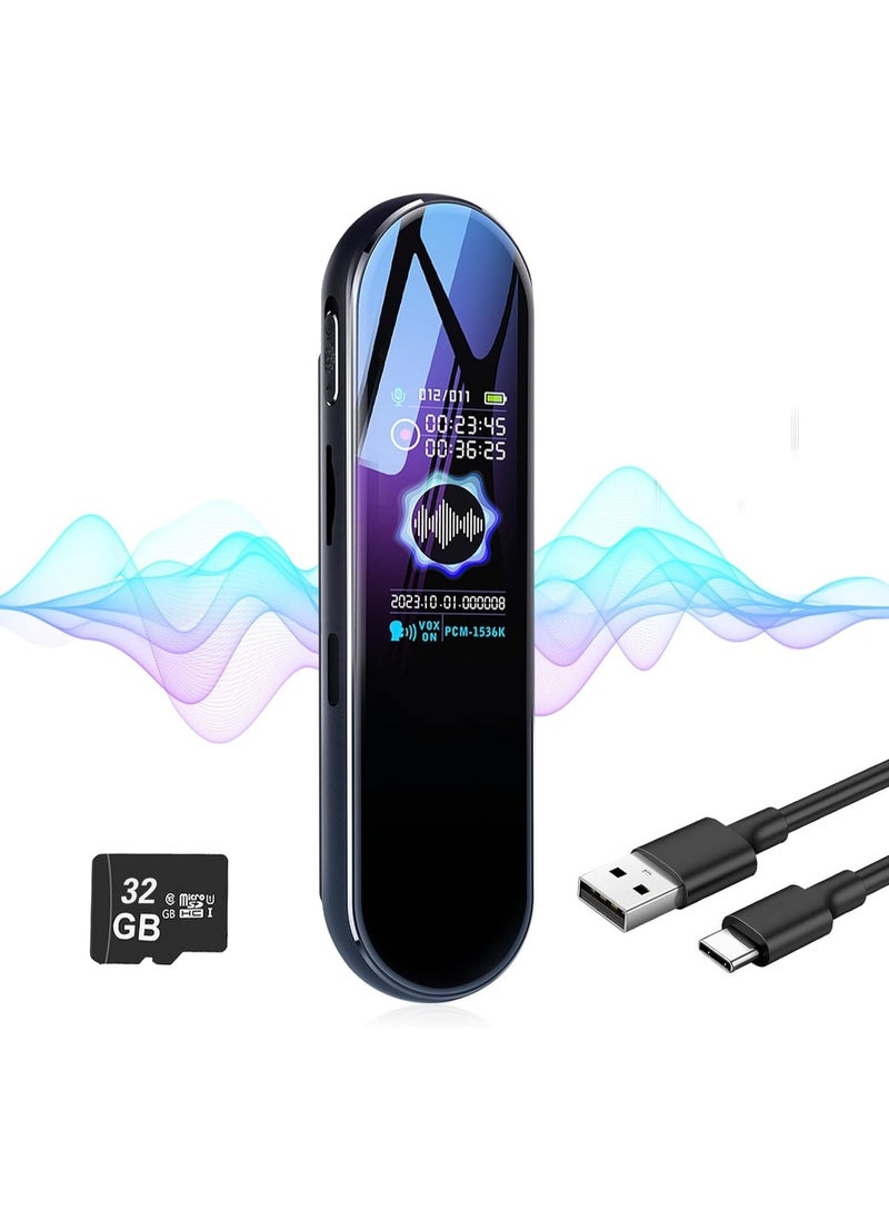 DMG TECH - 32GB Digital Voice Recorder with Playback,MP3 Player - Image 1