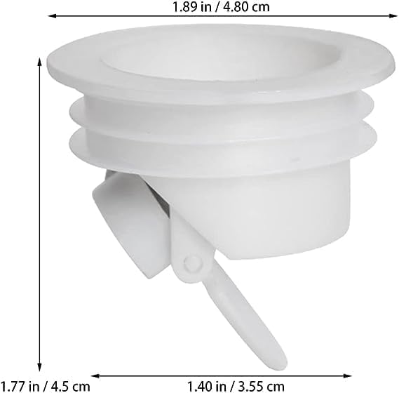 INKAJ INKAJDrain Backflow Preventer Plastic Odor Proof Drainage Trap Sewer Pipe Sealer for Home Bathroom Insert Drain Plug Washing Machine/Drain Cap/Drain Cover/Drain Hoses/Insect Repellent (3)  - Image 2