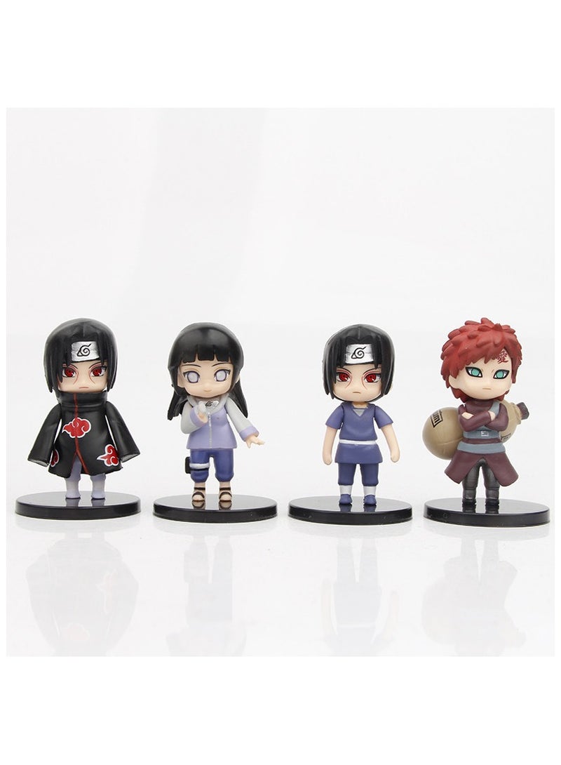 general Naruto Figurine 12 Sakura Naruto Kakashi Q Version of the Doll Model Cake Ornaments - Image 2