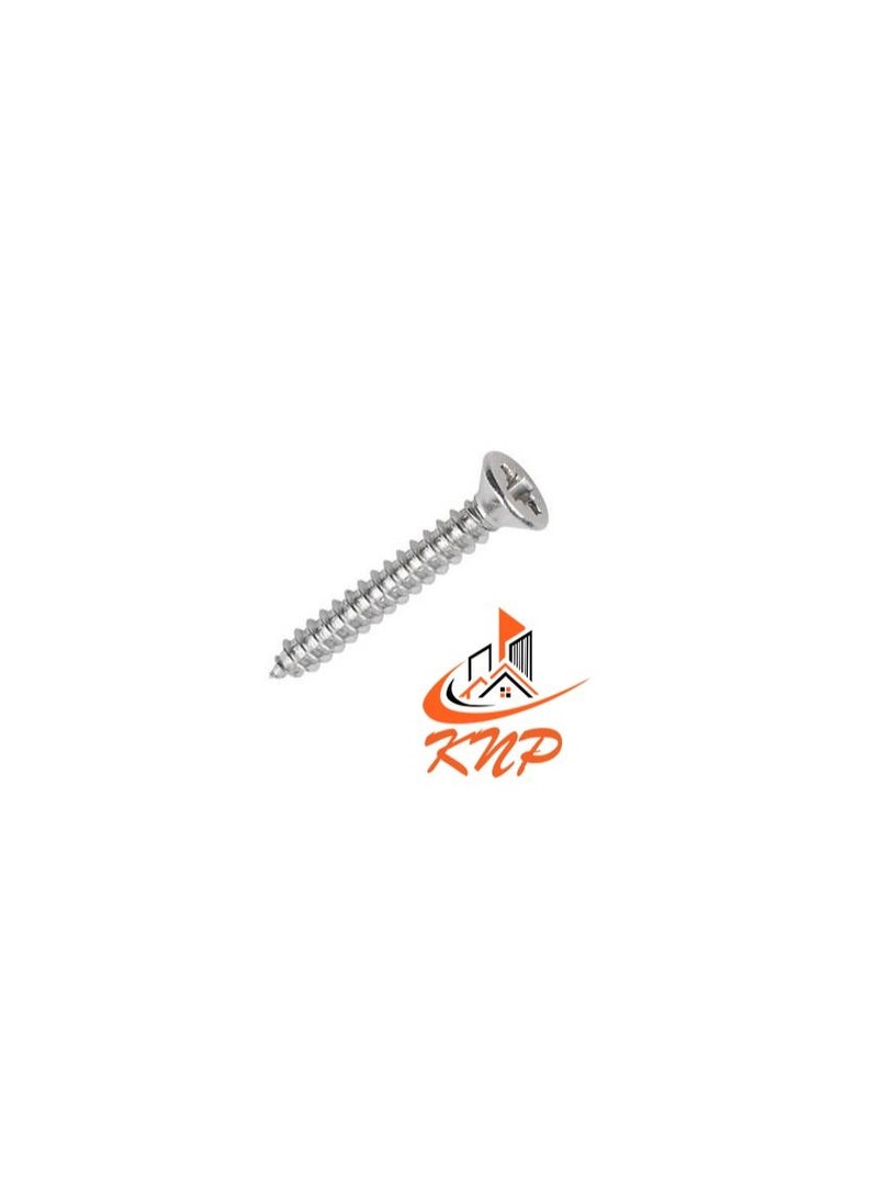 KNP KNP Countersunk Self-Tap Screws - Pack of 200 (1/2" x 4g) - Image 1