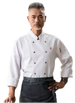 SKT Shiketro High Quality Chef Workwear Long Sleeve Kitchen Restaurant Hotel Work Clothes for Men and Women in Autumn and Winter  - Image 1