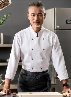 SKT Shiketro High Quality Chef Workwear Long Sleeve Kitchen Restaurant Hotel Work Clothes for Men and Women in Autumn and Winter  - Image 2