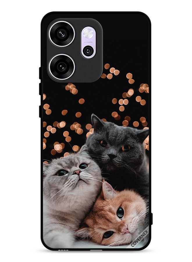 Covernex Oppo Reno14 F Protective Case Cover Kittens - Image 1