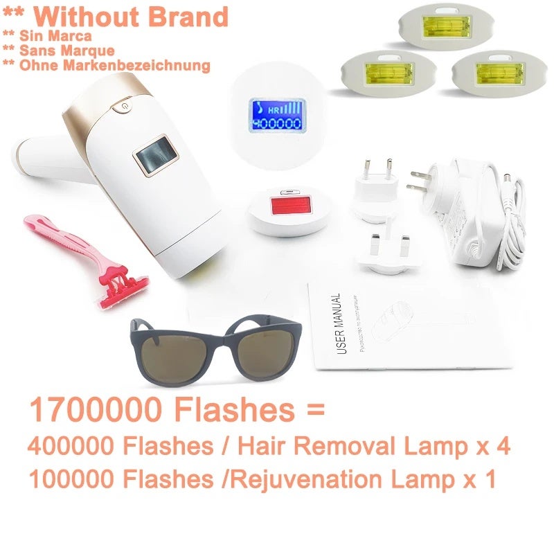 ليسكولتون جهاز إزالة الشعر بالليزر Lescolton IPL Hair Removal 1000000 Flashes Laser Epilator LCD Display Home T009i Permanent Bikini Trimmer Electric depilador - Image 1