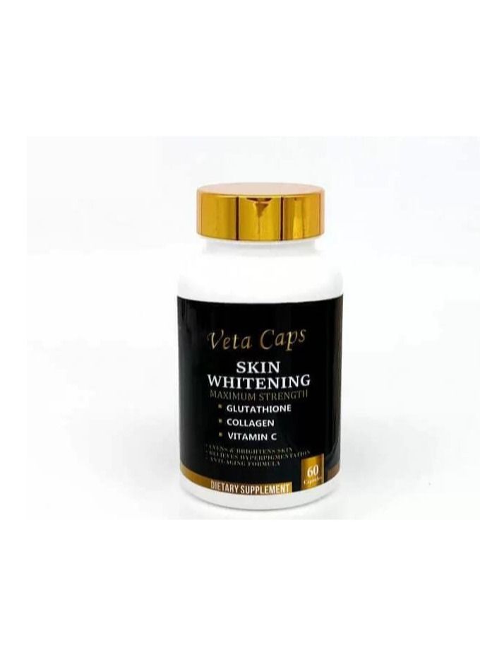 Veta Caps Cápsulas de glutatión Vita para blanquear la piel y unificar el color. - Image 1