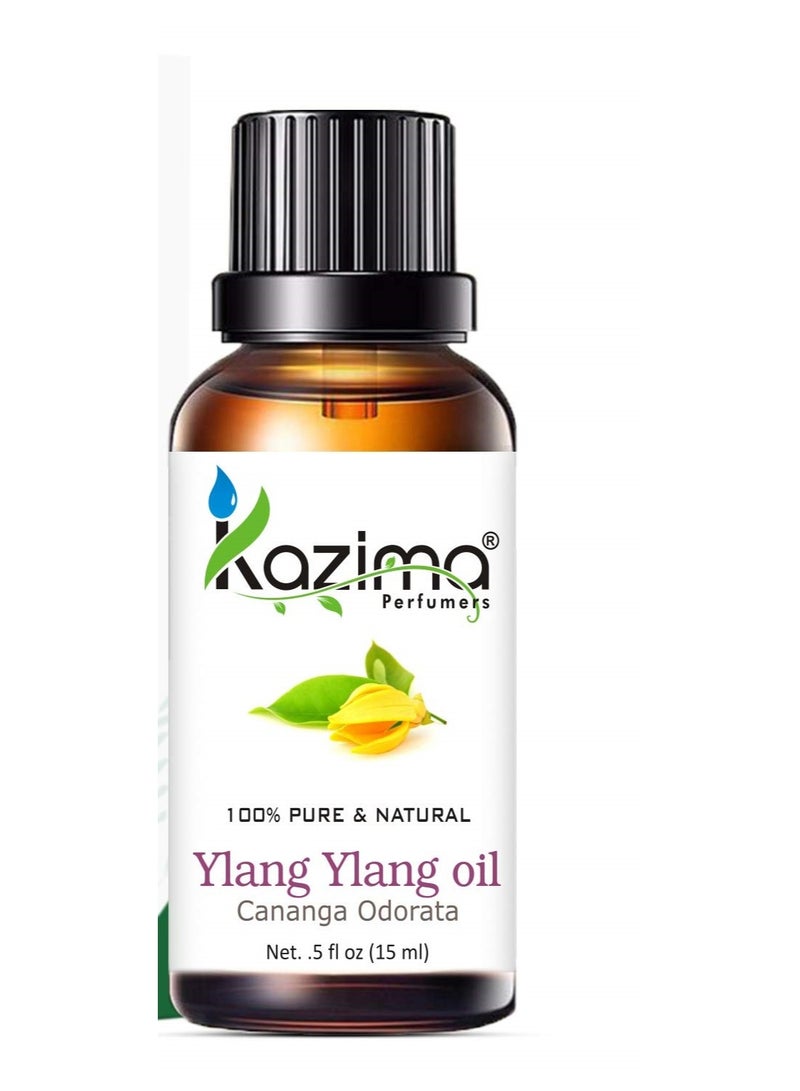 كازيما زيت الإيلنغ العطري من كازيما (KAZIMA) - نقي وطبيعي 100% وغير مخفف، للعناية بالبشرة والشعر (15 مل) - Image 3