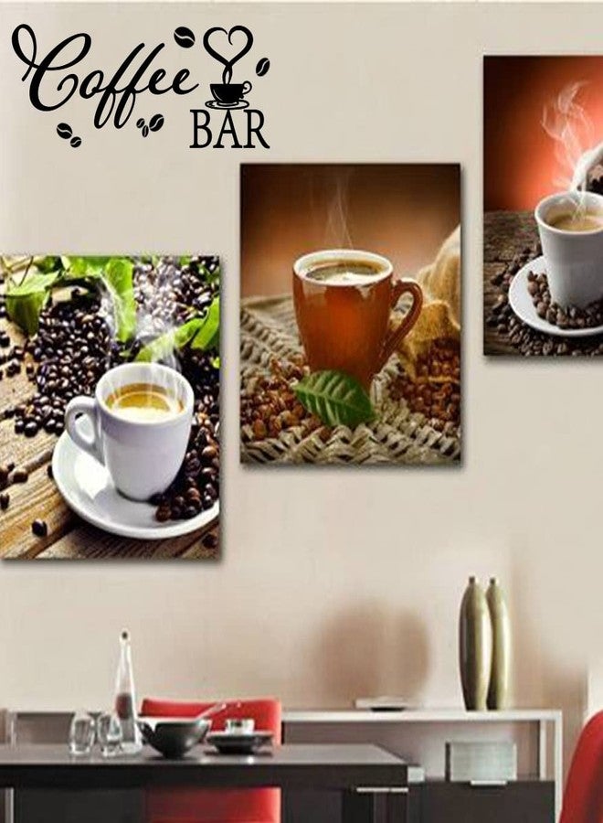 Fencosyn Coffee Bar Removable Vinyl Wall Decals | Kitchen & Office Decor | Coffee Bar Sign - Image 4